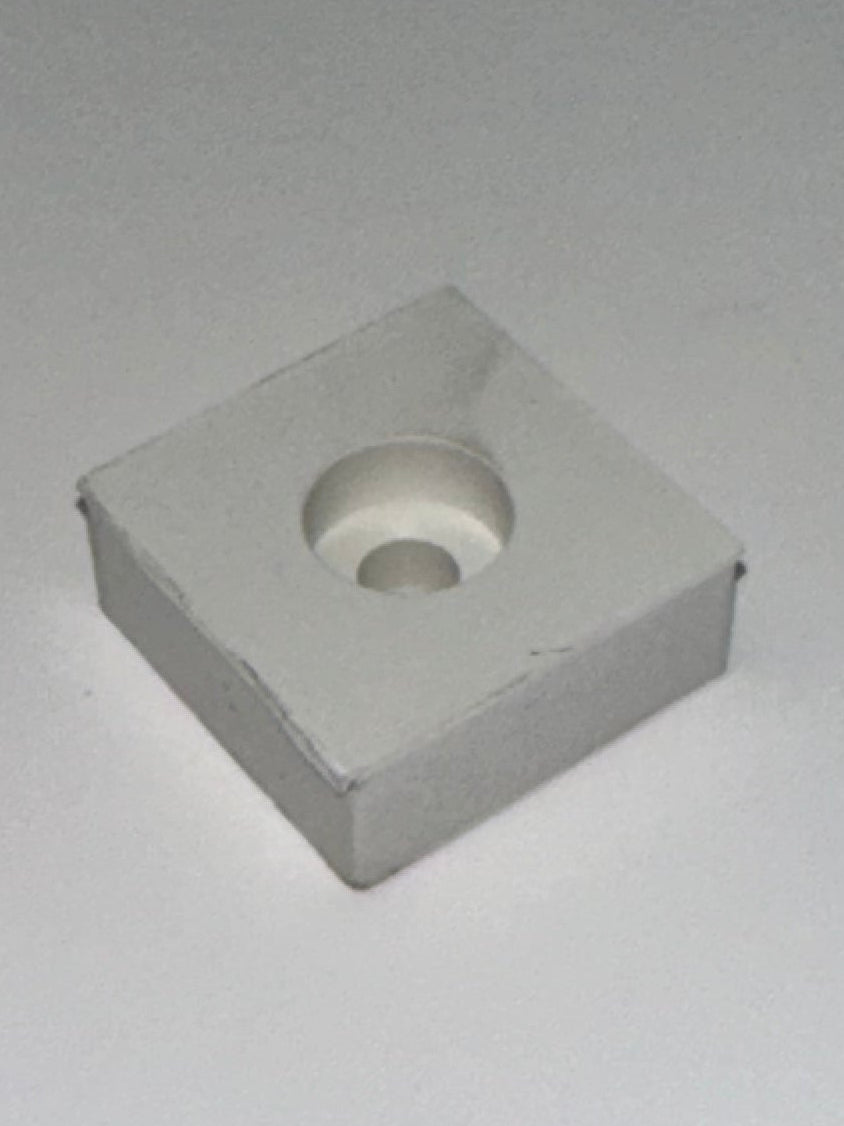 Shim, Neoprene 1" x 1" Square x 3/8" Thick w/Adhesive