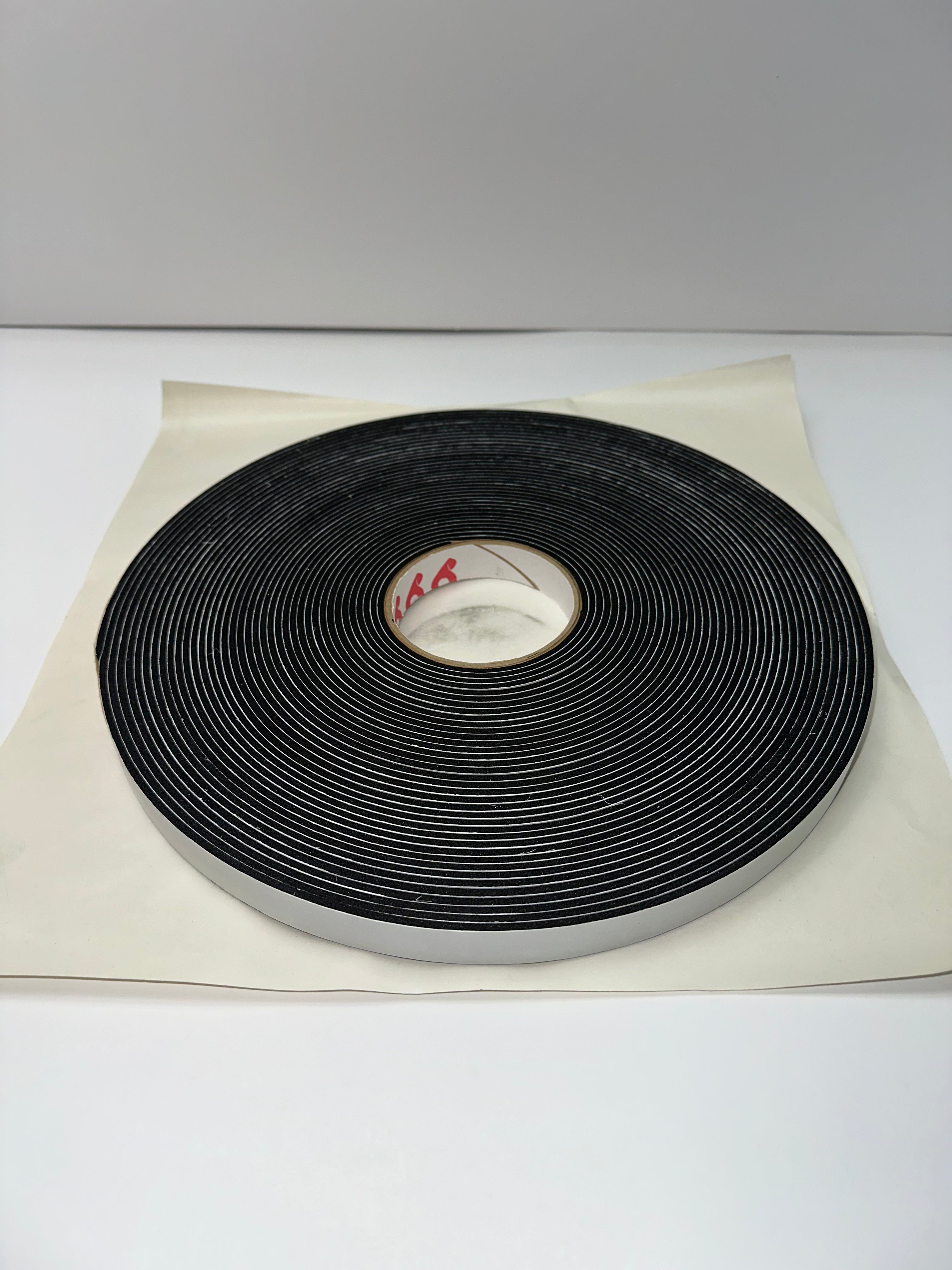 Neoprene Tape 1/8" Thick x 3/4" Width x 75' Length w/ adhesive
