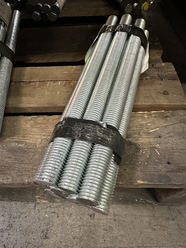 3/4-10 11" Threaded Rod  F1554-55 ZP