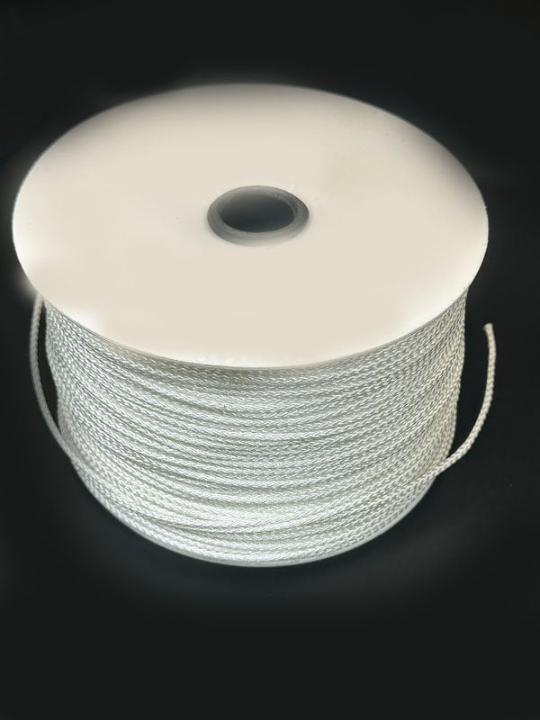 1/8" x 1000' Roll of White Curtain Rope