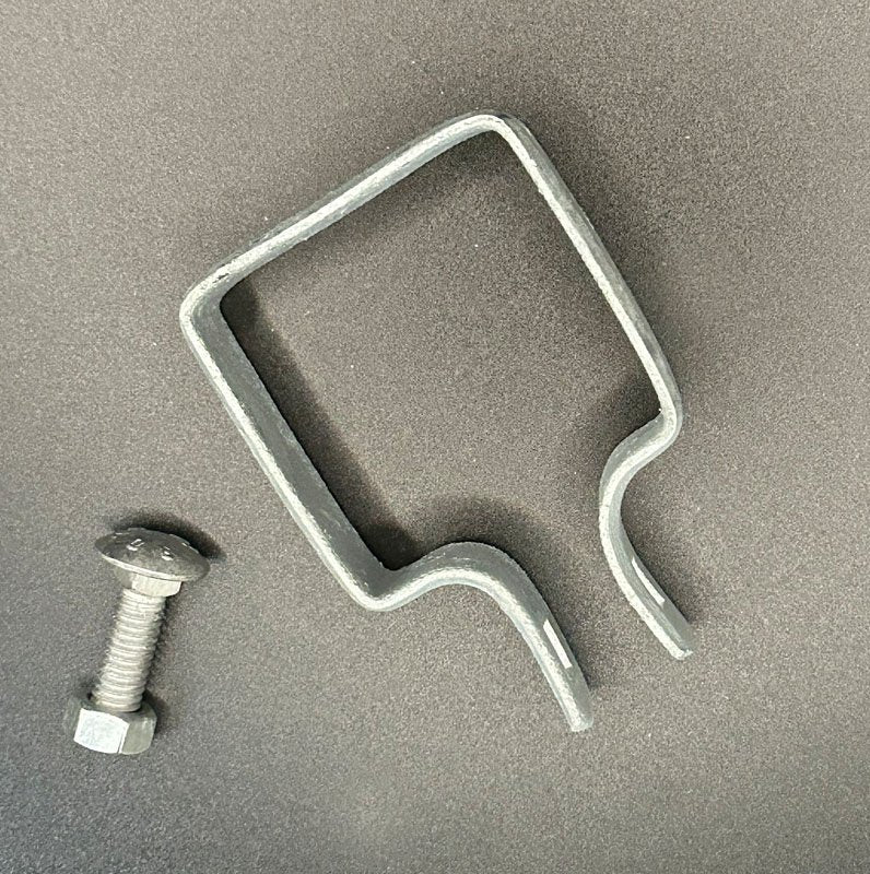 3" Square Band with 5/16" x 1-1/4" Galvanized Carriage Bolt & Nut