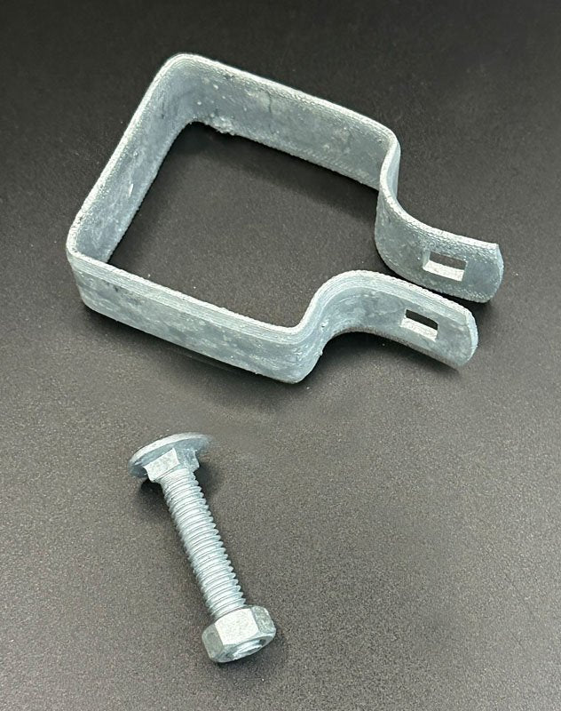 3" Square Band with 5/16" x 1-3/4" Galvanized Carriage Bolt & Nut