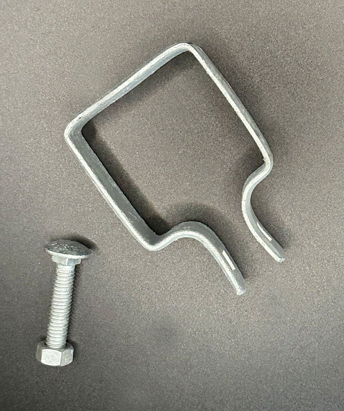 3" Square Band with 5/16" x 1-3/4" Galvanized Carriage Bolt & Nut