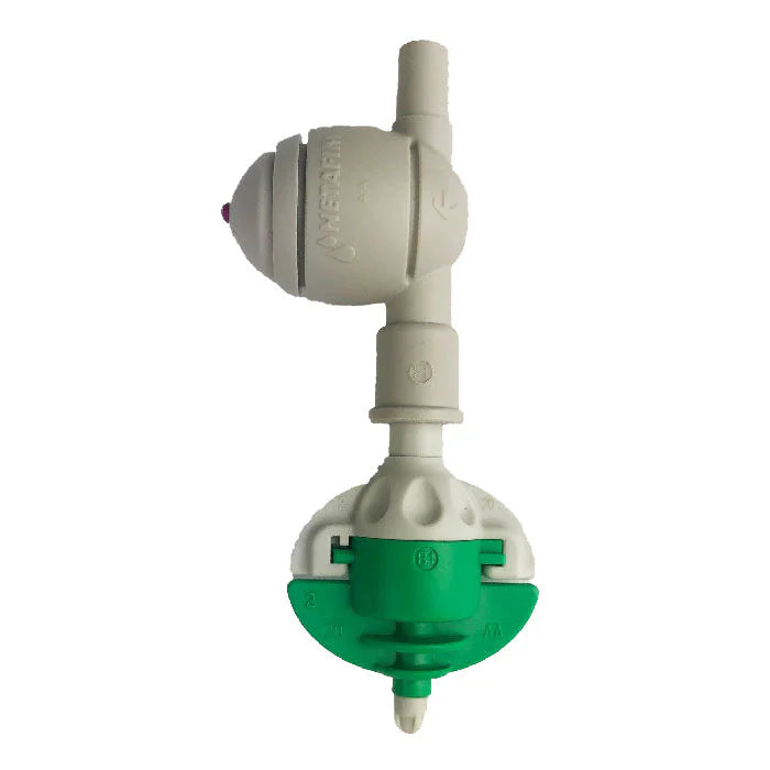 Netafim VibroNet Sprinkler, Green Nozzle with Check Valve, 12.4 GPH