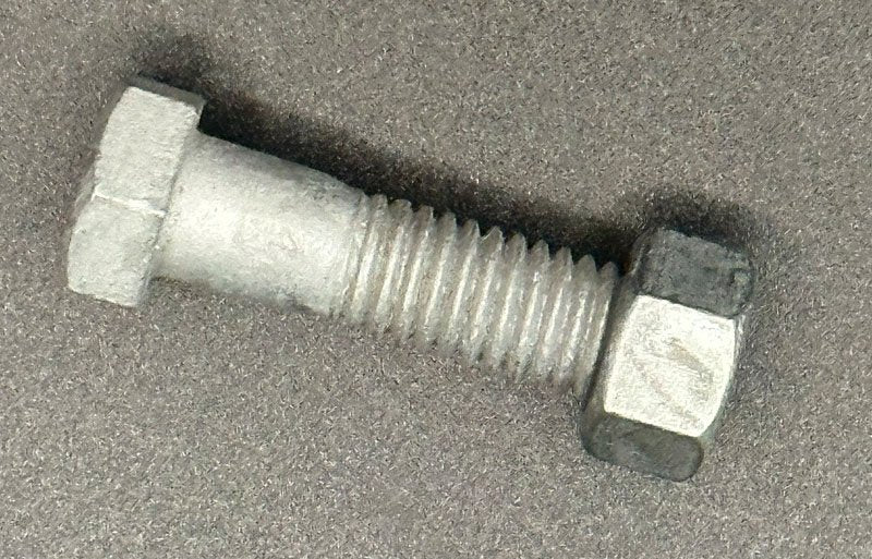 3/8" x 1-1/2" Galvanized Hex Bolt & Nut