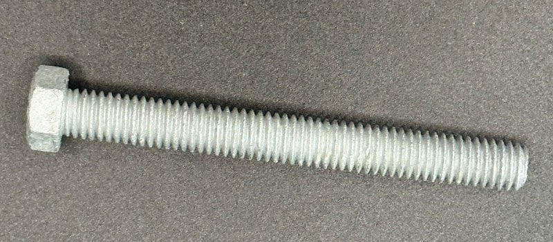 3/8" x 3" Galvanized Hex Bolt Only