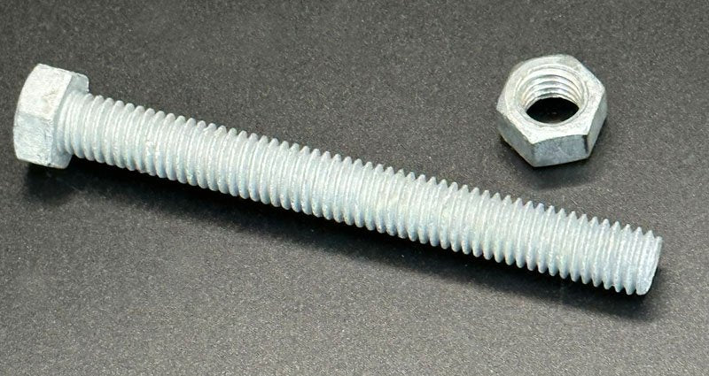 3/8" x 3" Galvanized Hex Bolt & Nut