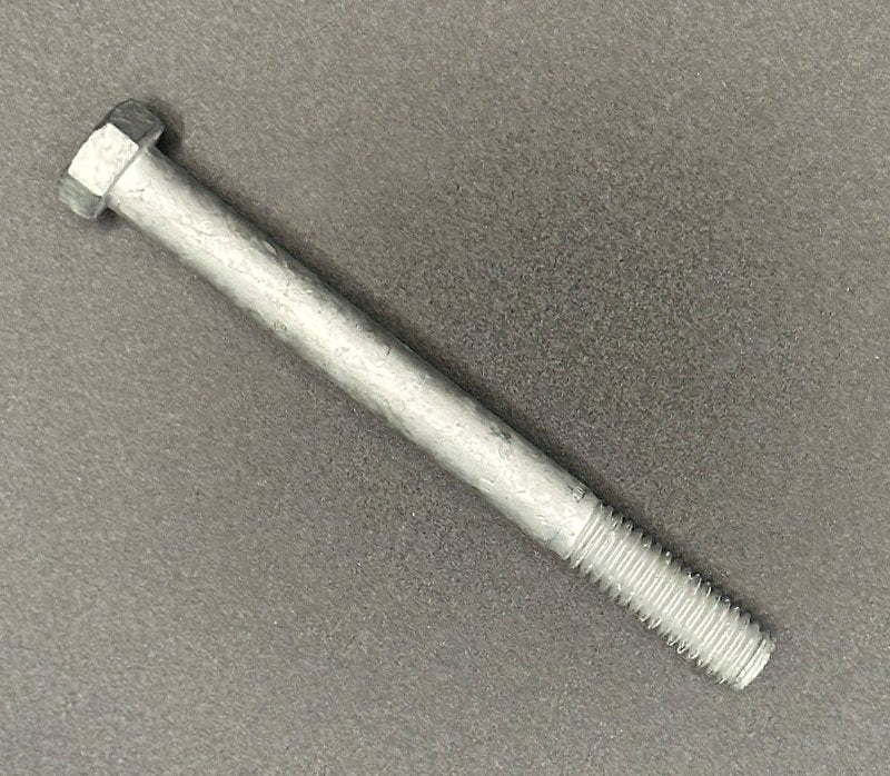3/8" x 4" Galvanized Hex Bolt Only