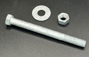 3/8" x 4-1/2" Galvanized Hex Bolt, Nut & Washer