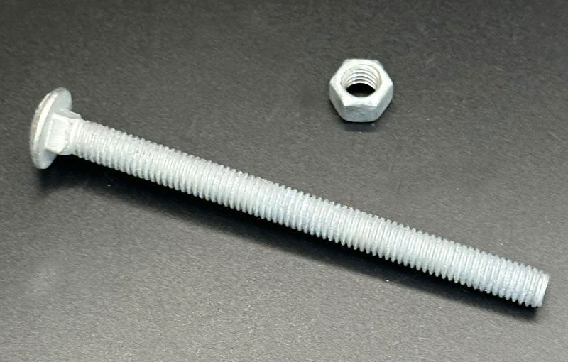 3/8" x 5" Carriage Head Bolt & Nut
