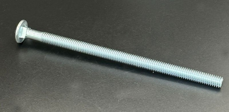 3/8" x 7" Zinc Carriage Bolt - For Bottom Hole on Anchor Post