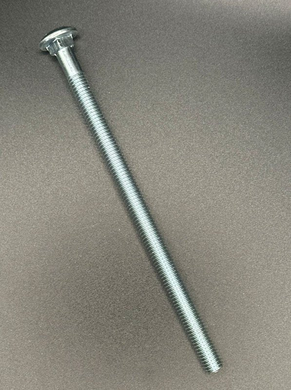 3/8" x 7" Zinc Carriage Bolt - For Bottom Hole on Anchor Post