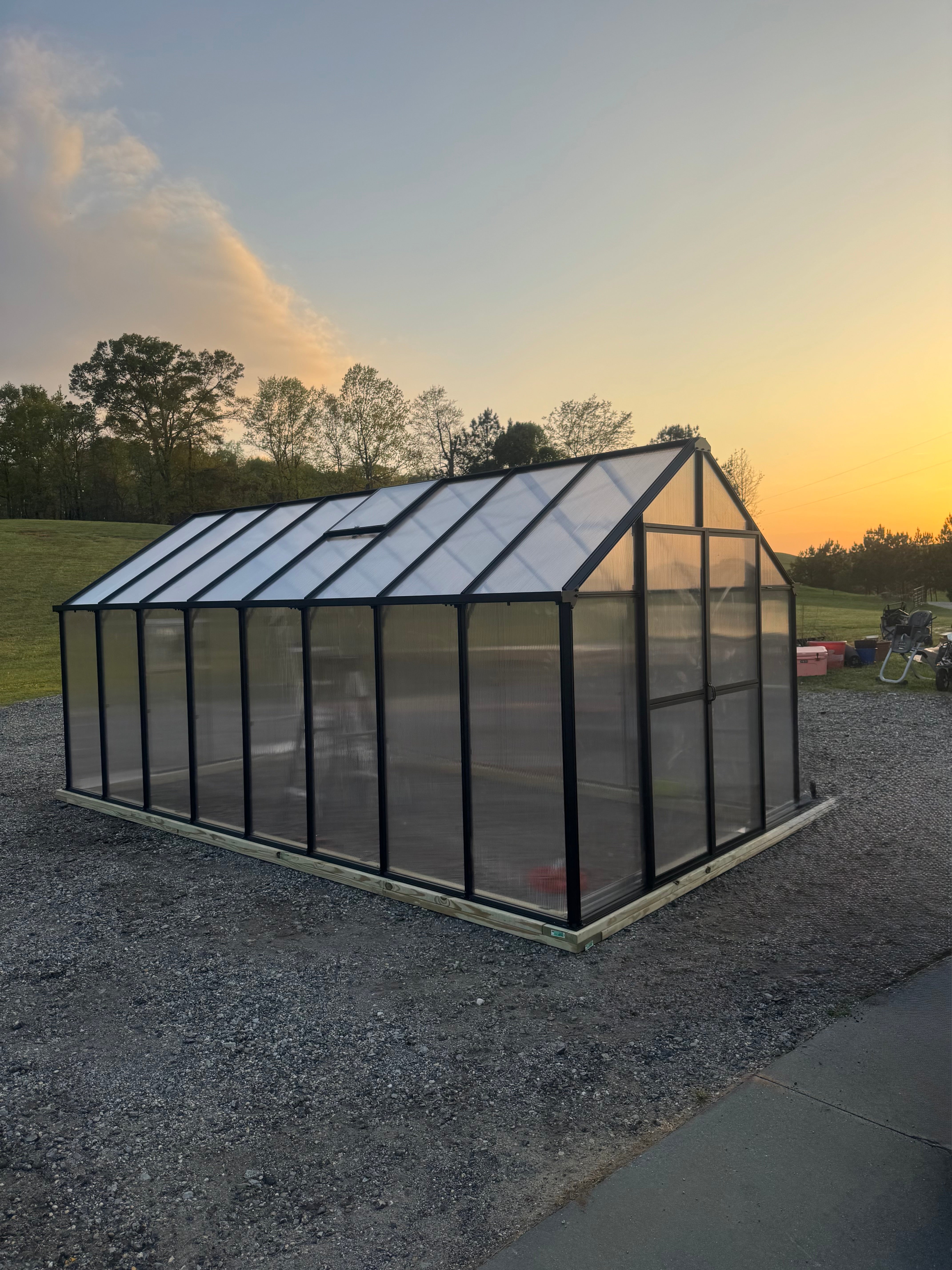 8' x 16'  Evergreen Residential Greenhouse