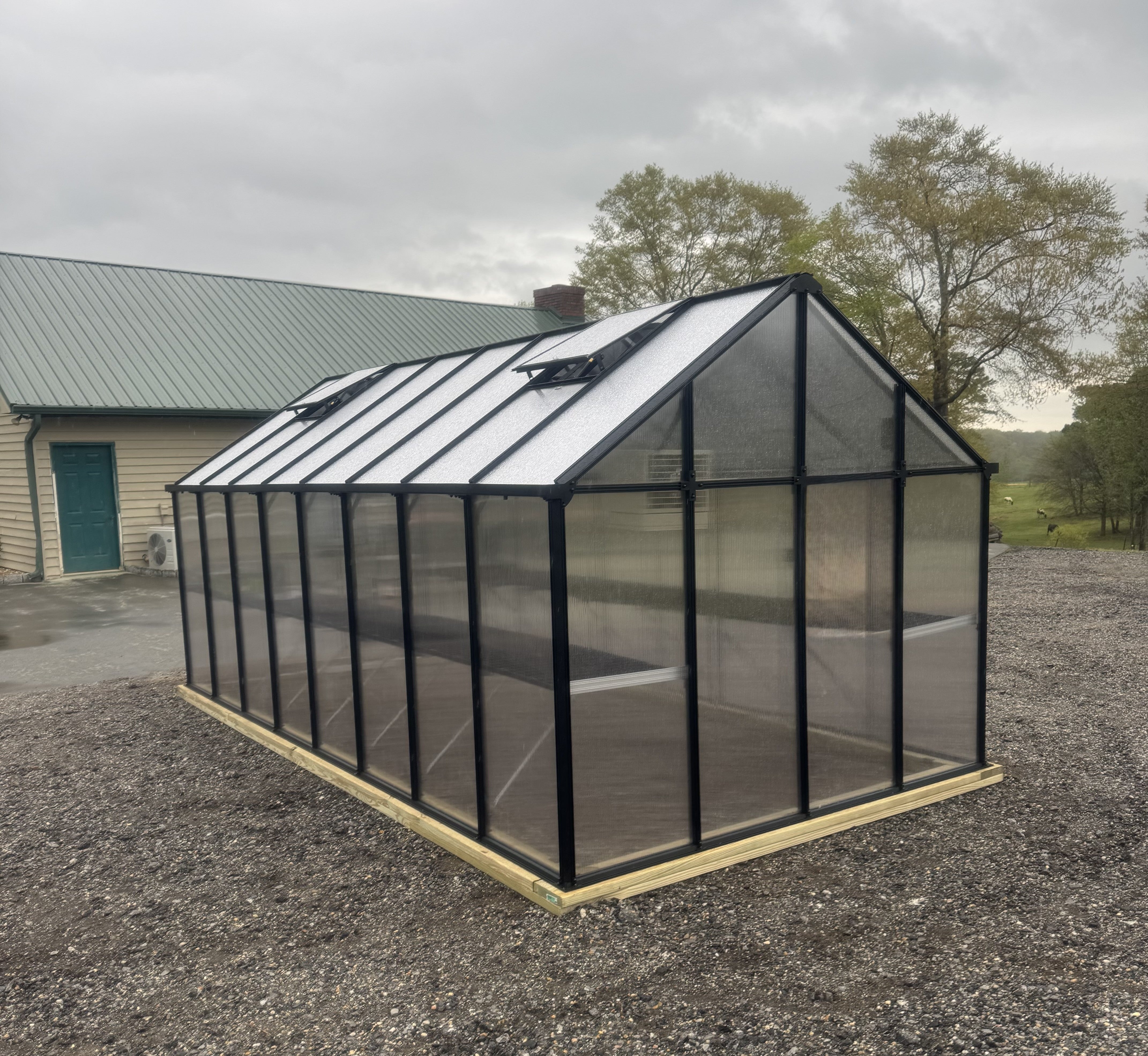 8' x 12' Evergreen Residential Greenhouse – Atlas Greenhouse