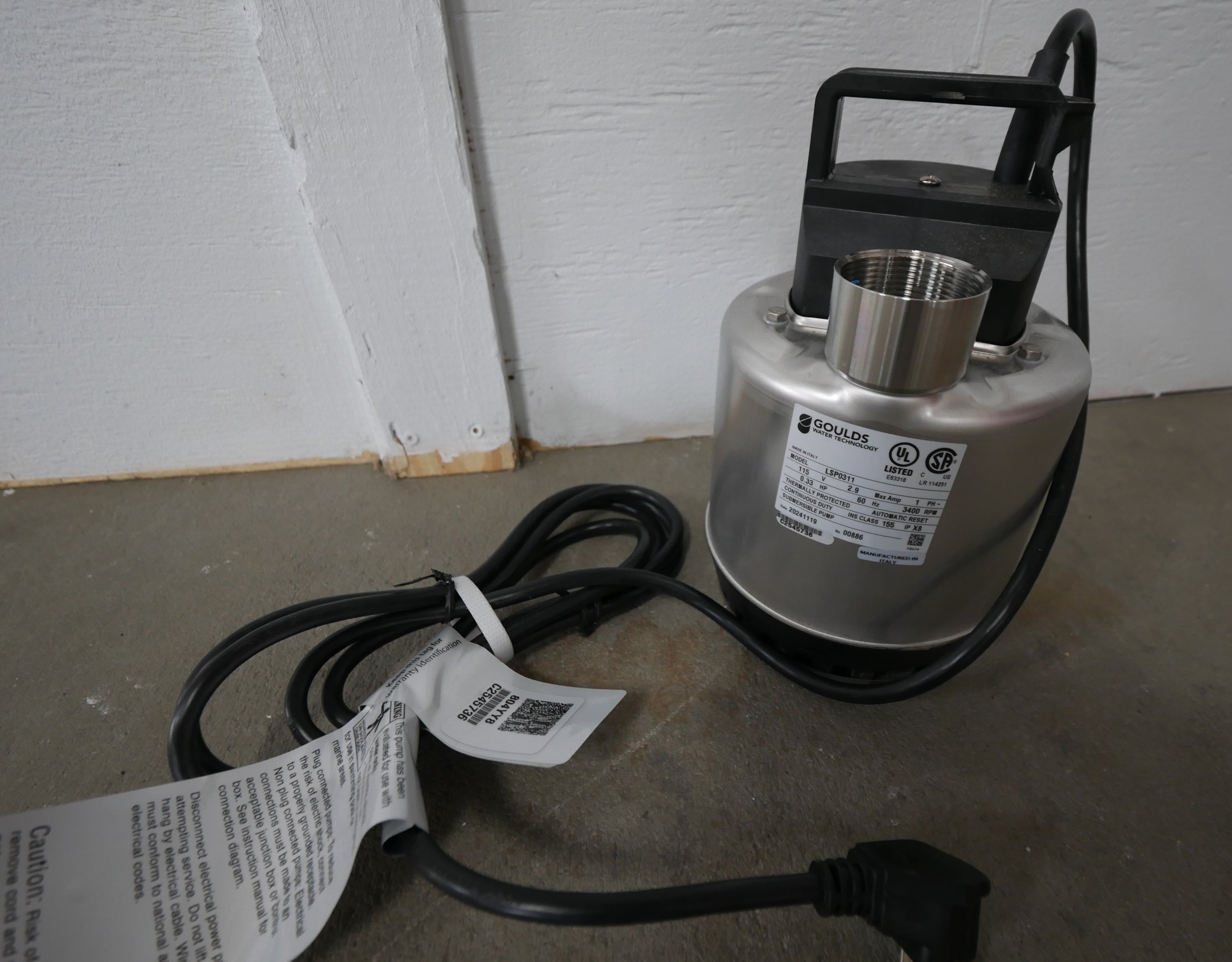 Goulds Sump Pump