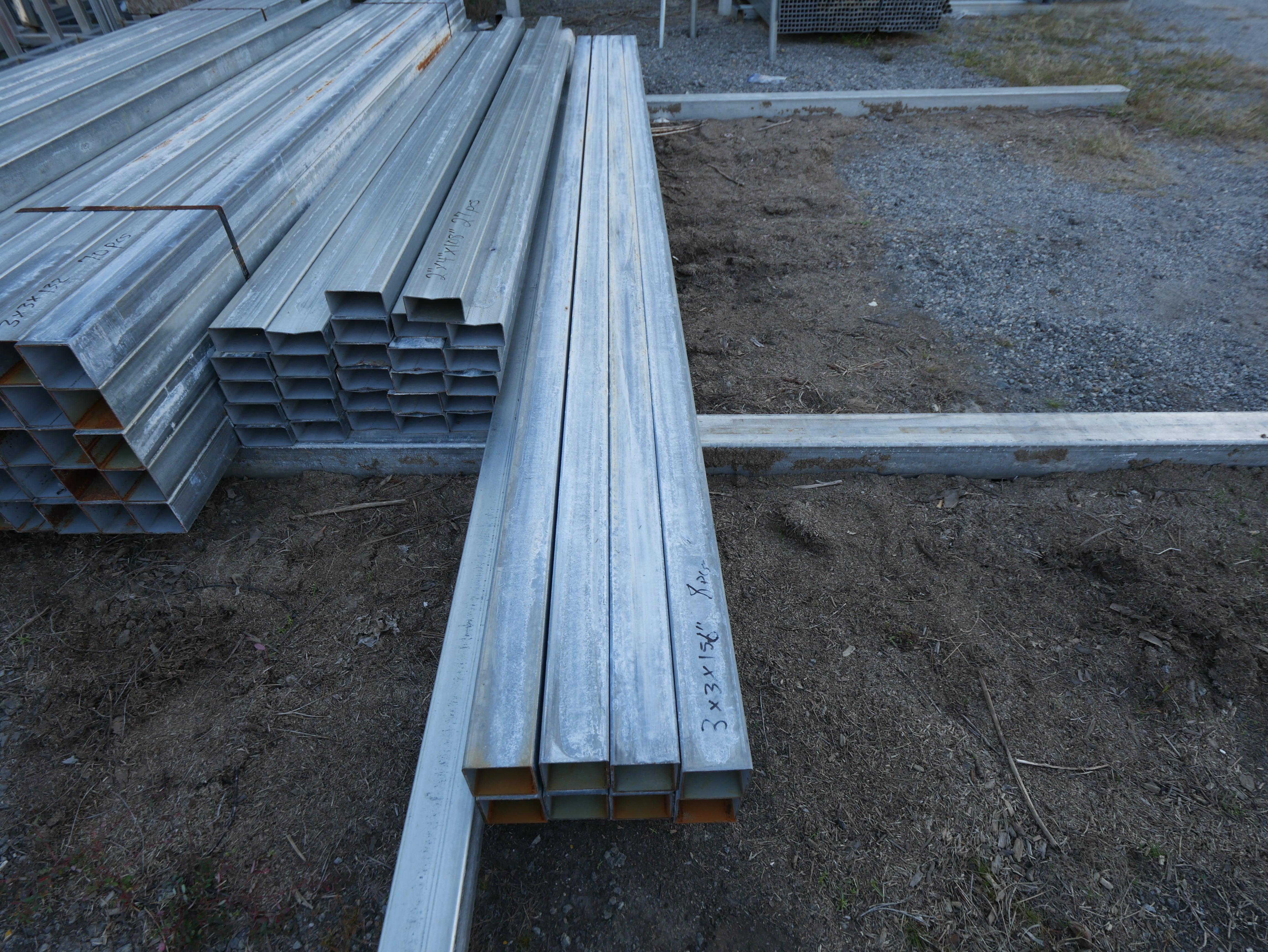 3" x 3" x 156" Square Tubing 12 GA (Surface Oxidation)