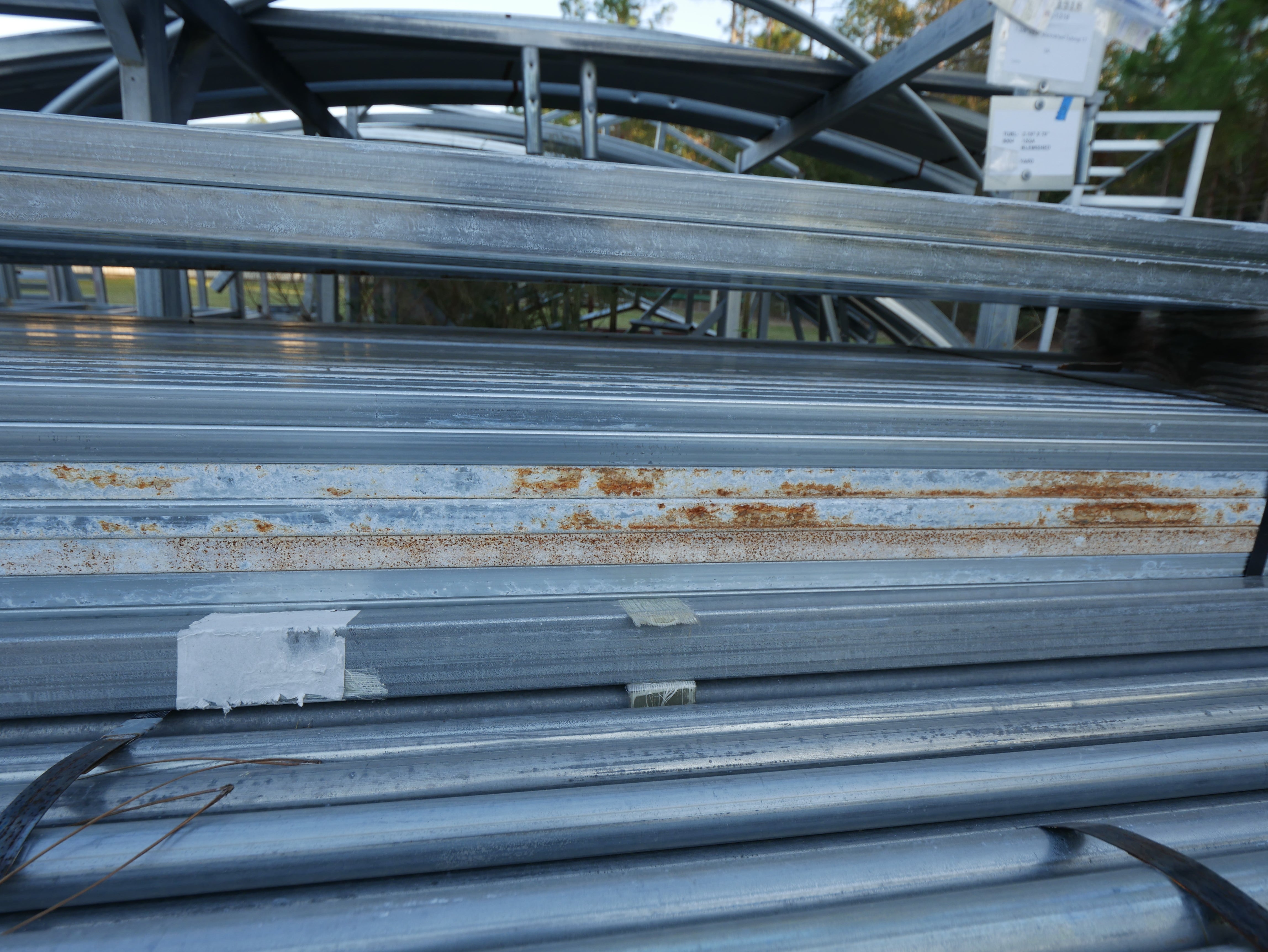 2" x 2" x 240" Square Tubing 14 GA - Surface Oxidation