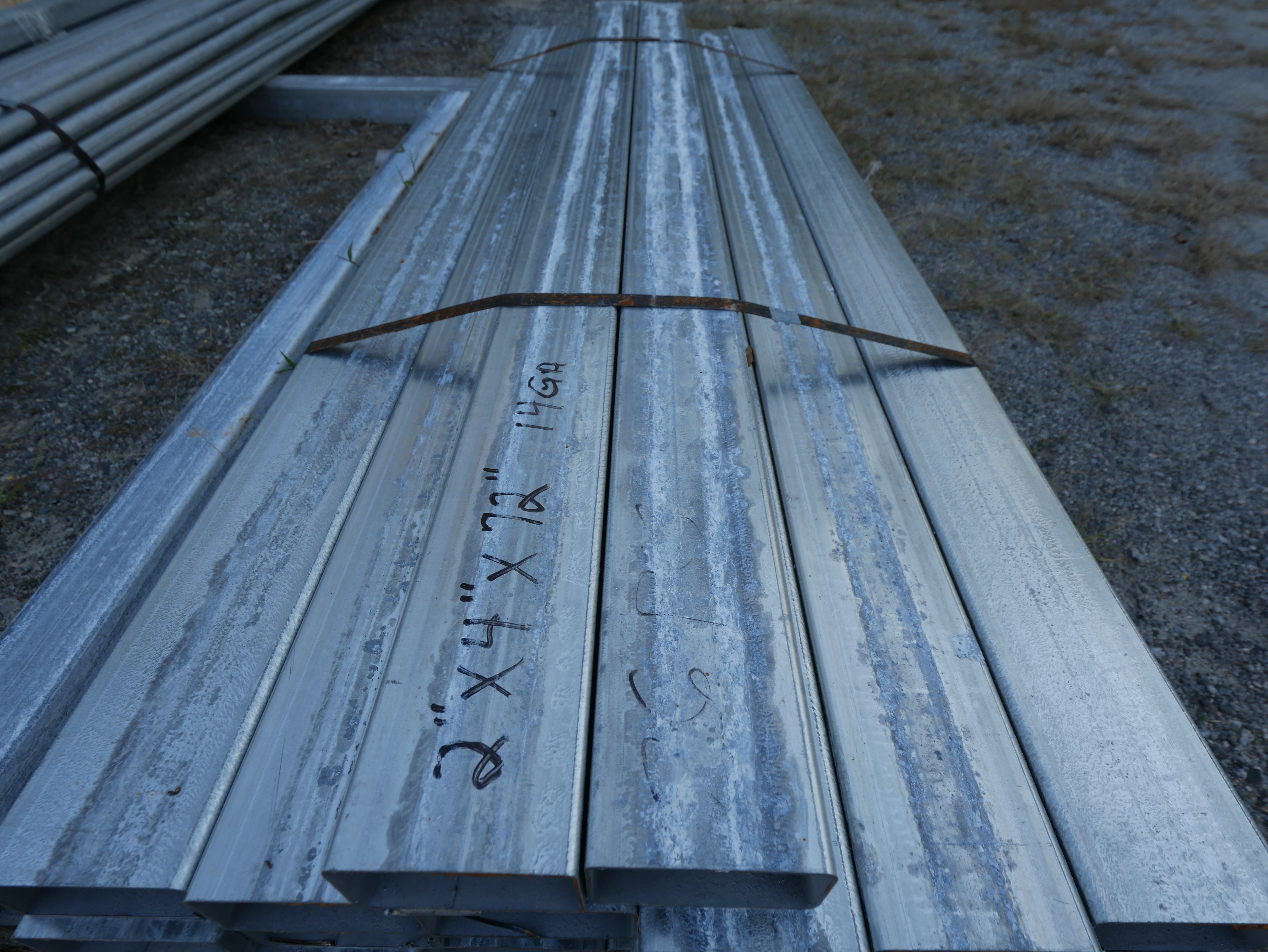 2" x 4" x 72" Rectangle Tubing 14 GA (Surface Oxidation)