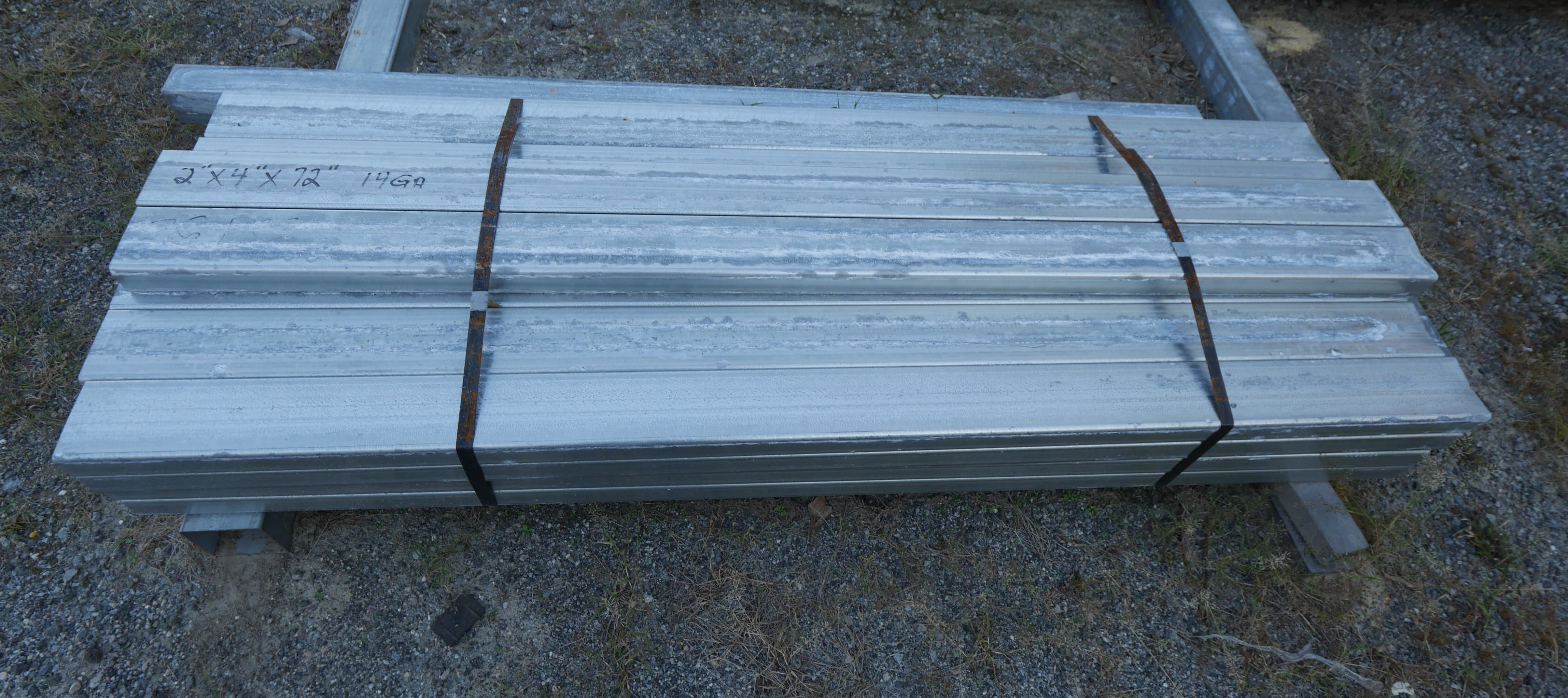 2" x 4" x 72" Rectangle Tubing 14 GA (Surface Oxidation)