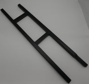 1" Square Welded Header - Black